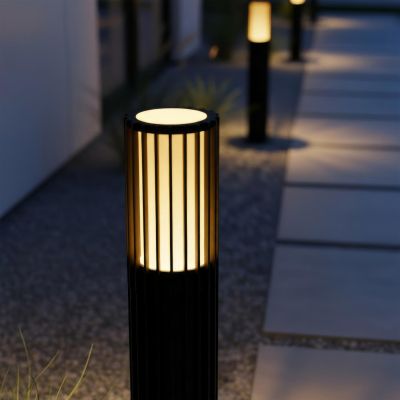 Lucide TIMBALA - Bollard light - 1xGU10 - IP44 - Black